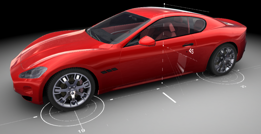 汽车模型WebGL在线看车